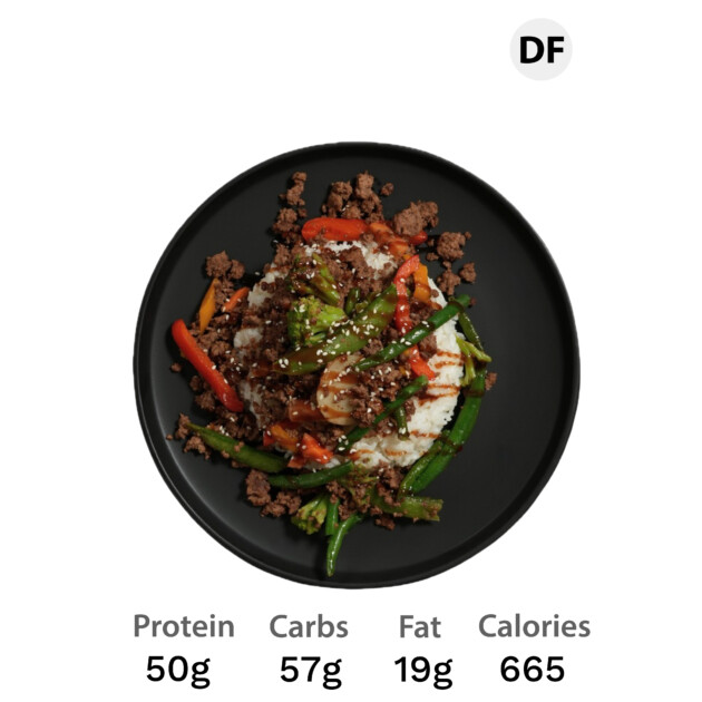 Teriyaki Ground Beef and Vegetable Stir Fry