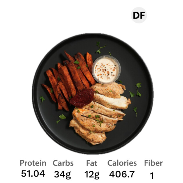 Maple Chipotle Chicken and Sweet Fries Smash