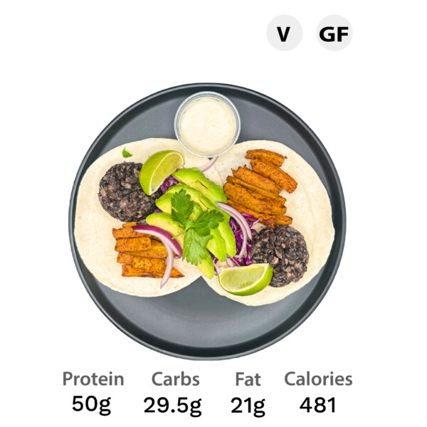 Black Beans with Sweet Potatoes Tacos